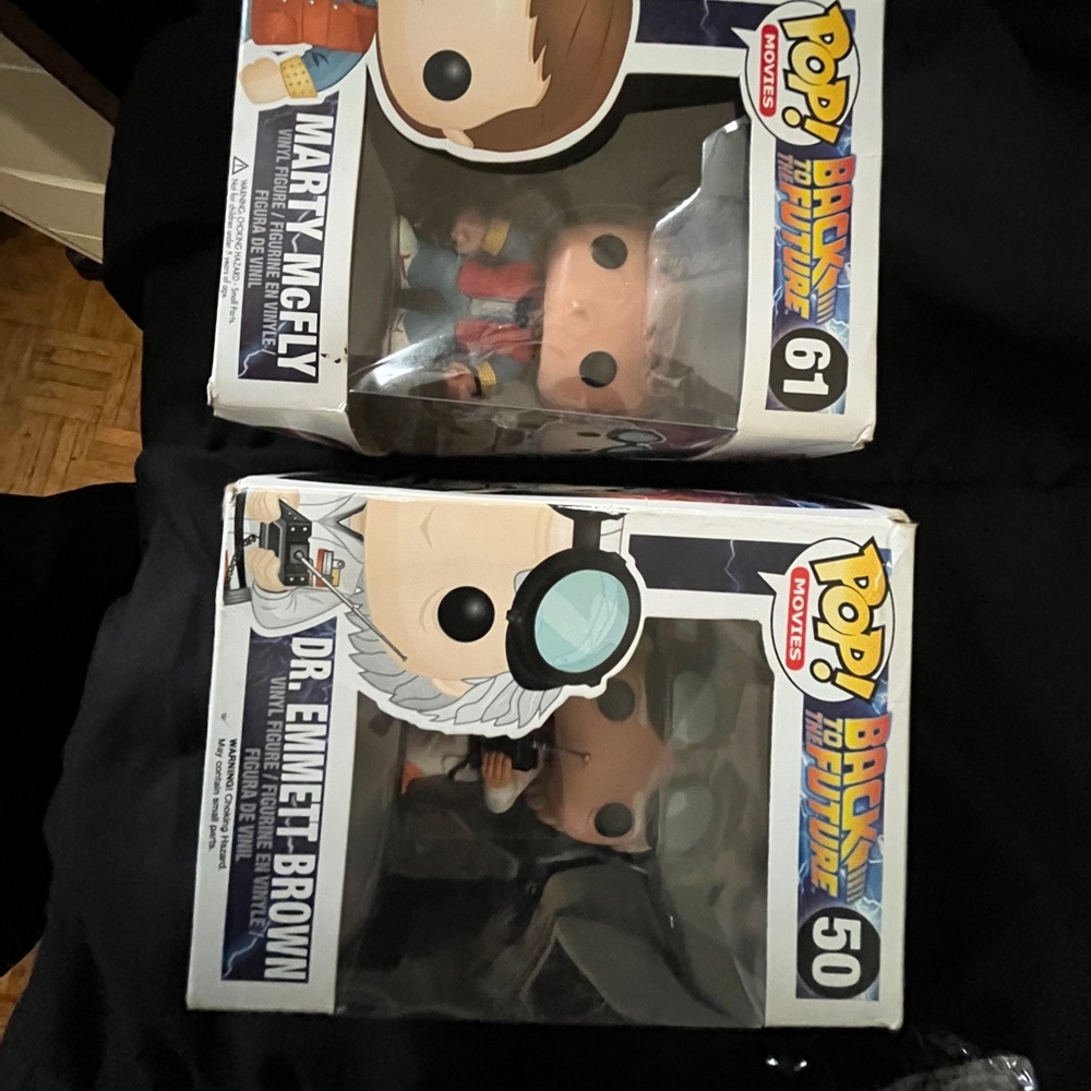 Back to The Future Pop Vinyls Marty and Doc